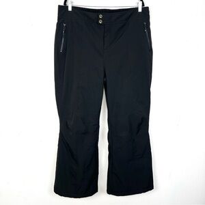 Gerry Snow Pants Fleece Lined Black Elastic Waist Ski Snowboard Women's XXL